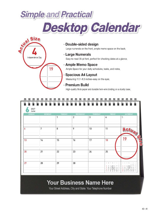 20 Retro Desk Calendar 20 Retro Desk Calendar
